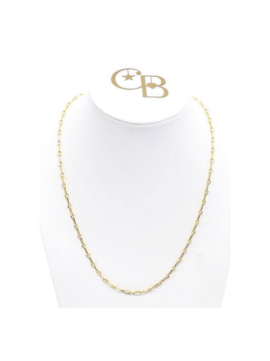 * Gold Madilyn Necklace 18"