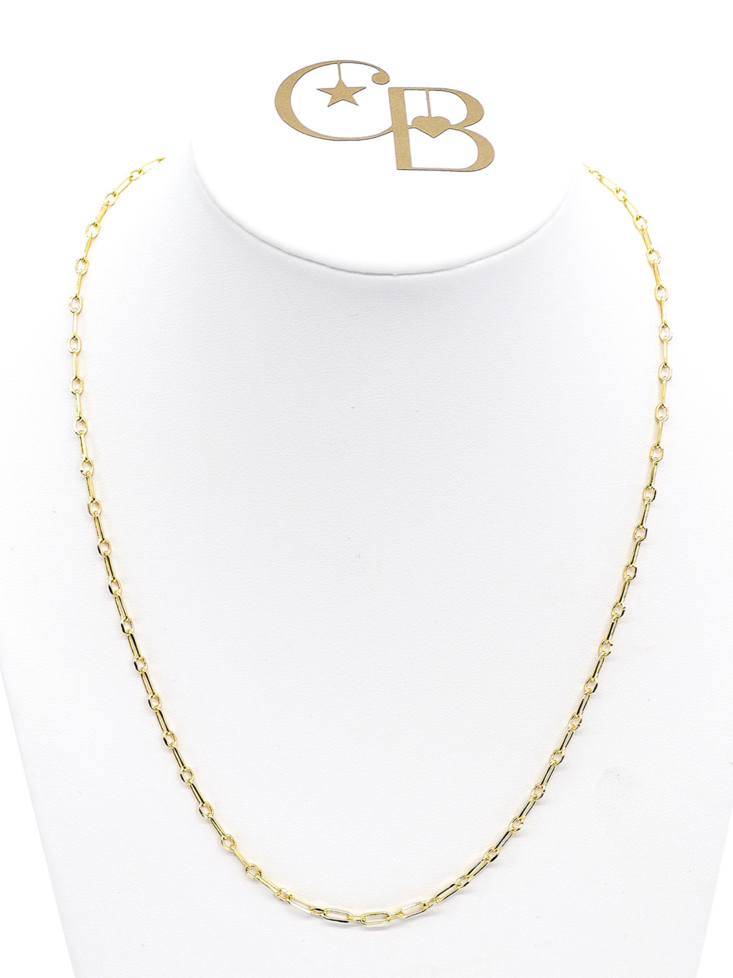 * Gold Madilyn Necklace 18"