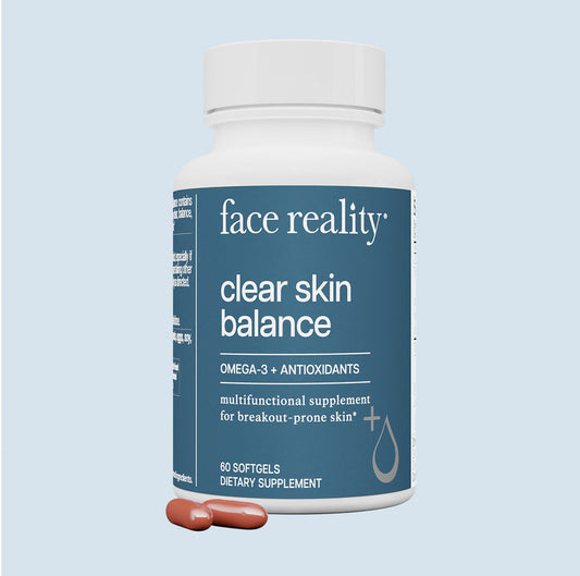 Face reality clear skin balance supplement